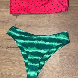NWOT Watermelon Bikini Set